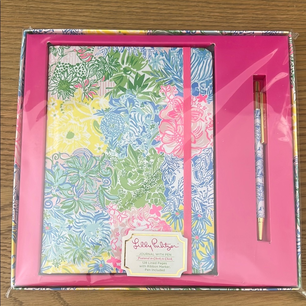 Lilly Pulitzer Floral Journal and Pen Set
